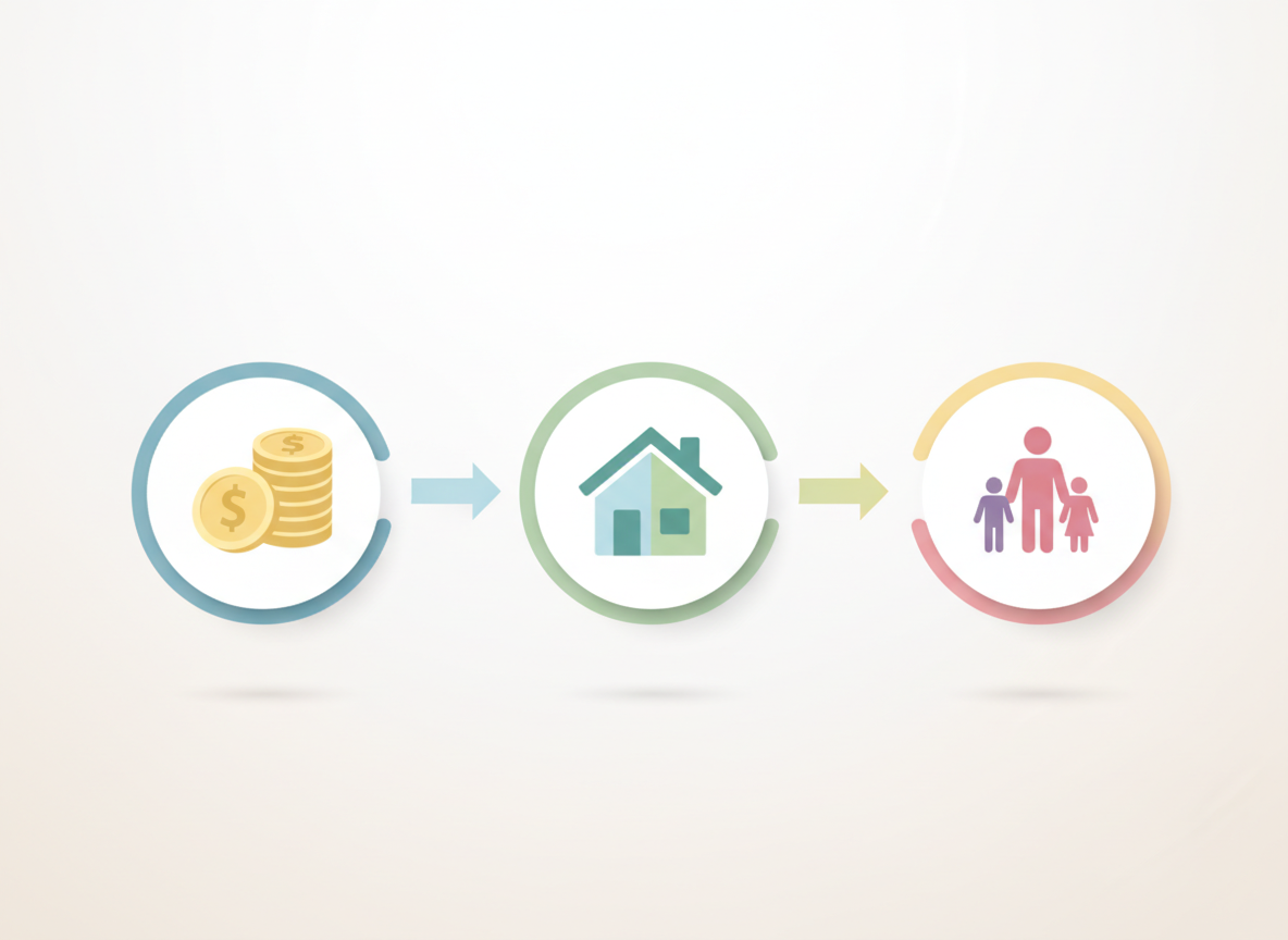 건강보험 피부양자 자격 조건인 소득, 재산, 부양 요건을 설명하는 인포그래픽