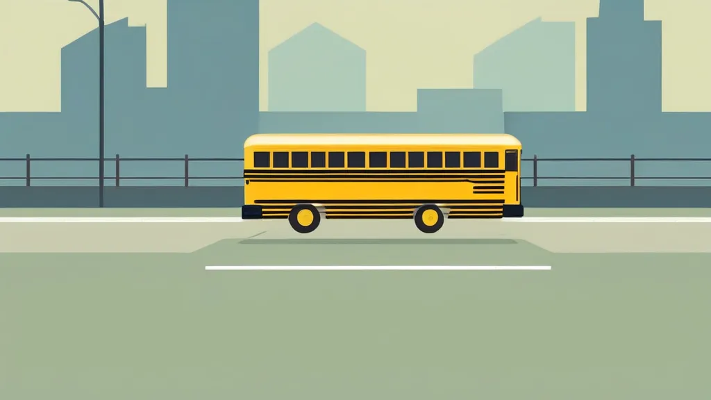 어린이 통학버스 황색 도색과 신고필증 부착 예시 사진