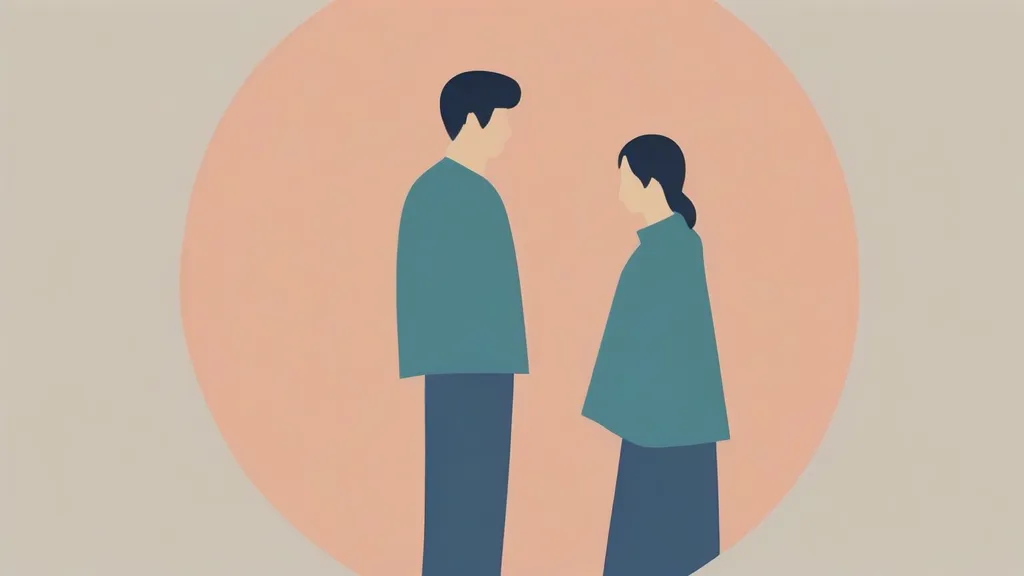 도심 거리에 선 30대 초반 한국 커플, 초혼 연령 상승과 만혼 흐름을 상징하는 표지 이미지