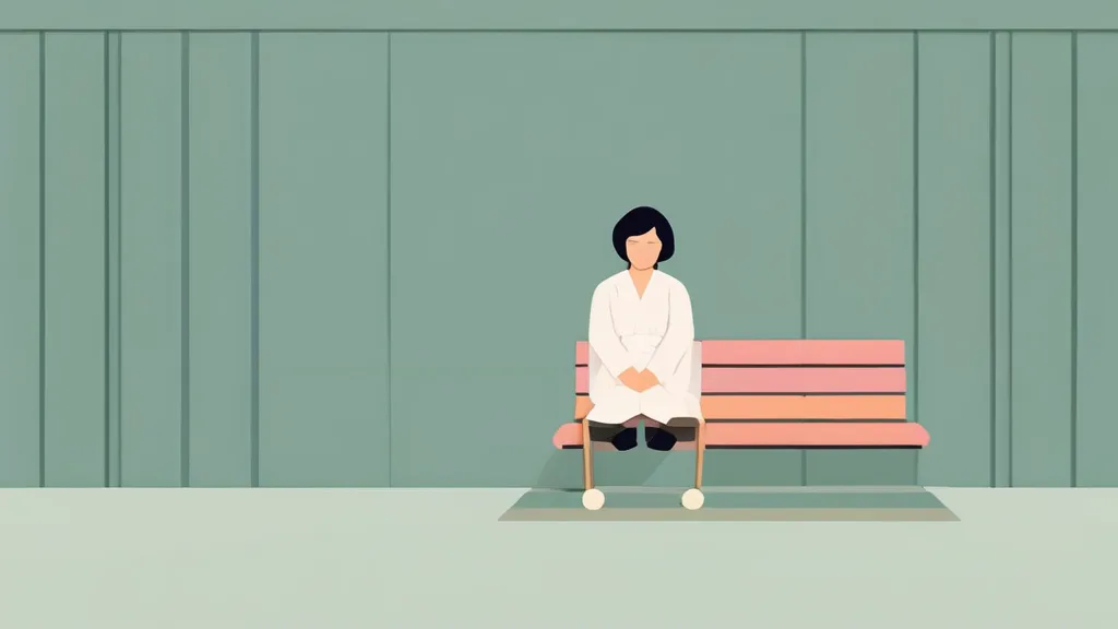 창가에 앉아 아침 햇살을 바라보며 이별 후 마음을 정리하는 여성