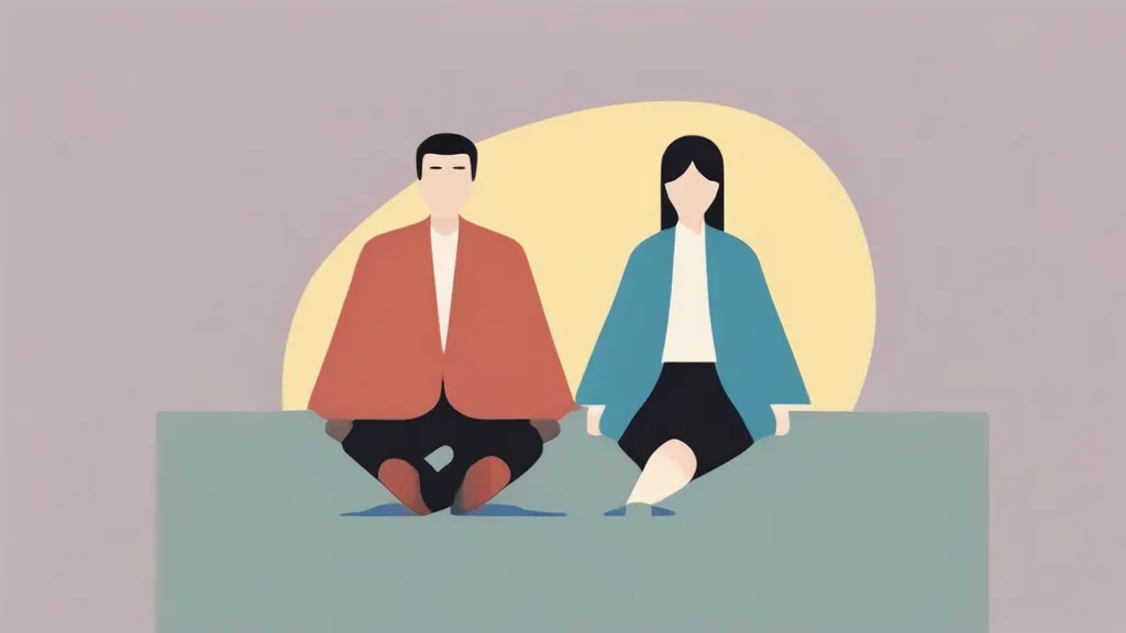 소파 양 끝에 앉아 서로 다른 곳을 바라보는 연인, 권태기 감정의 거리감을 표현한 사진