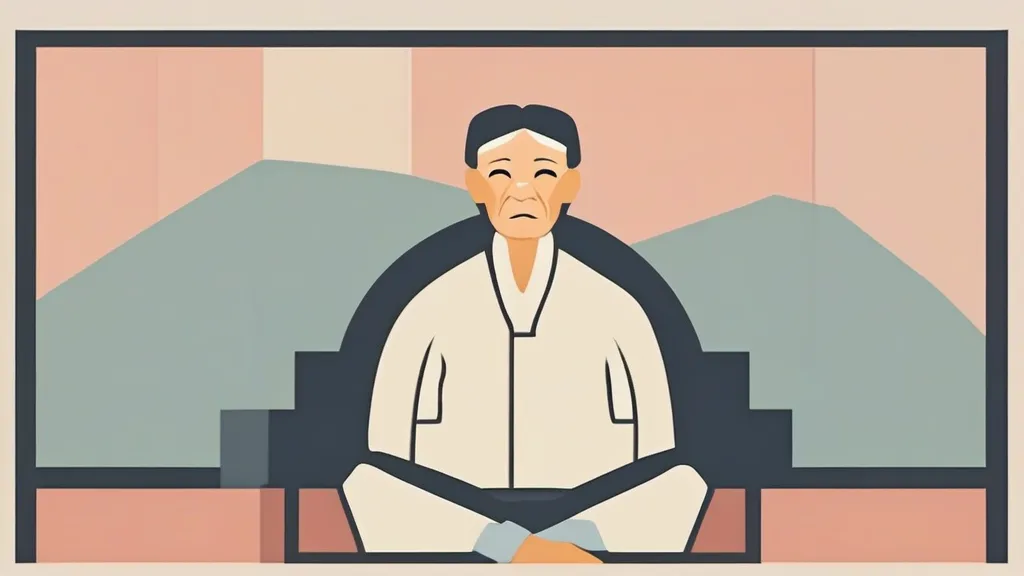 보건소 예방접종실에서 폐렴구균 백신 접종을 준비하는 고령 남성과 간호사