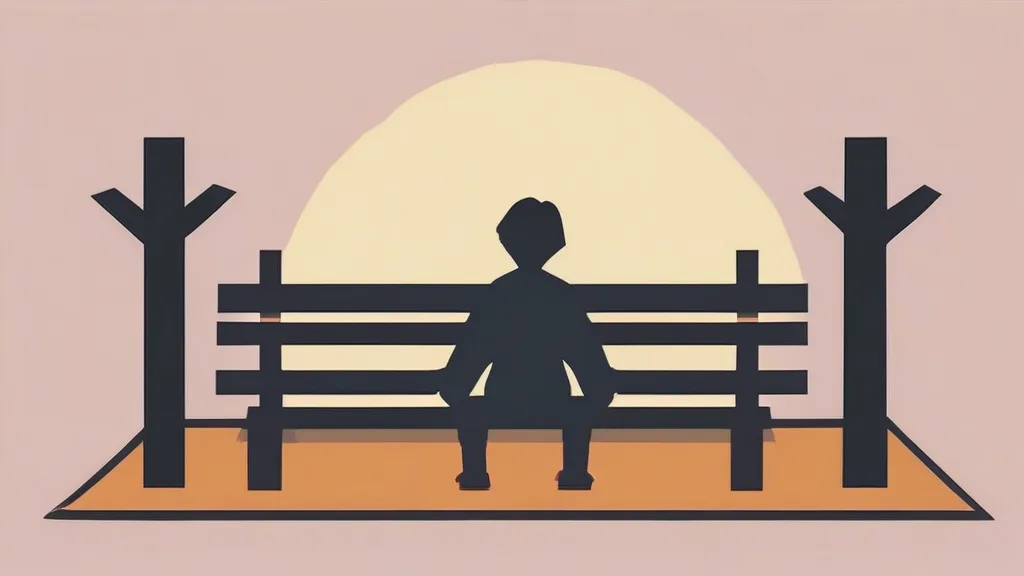 서류와 집 열쇠를 사이에 두고 마주 앉은 동거 커플의 모습