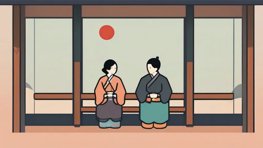 식탁에 서류를 놓고 마주 앉아 관계 정리를 상의하는 30대 커플