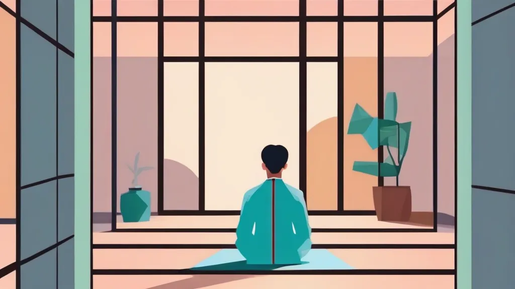 진료실에서 호르몬 검사 결과지를 함께 확인하는 중년 환자와 의사