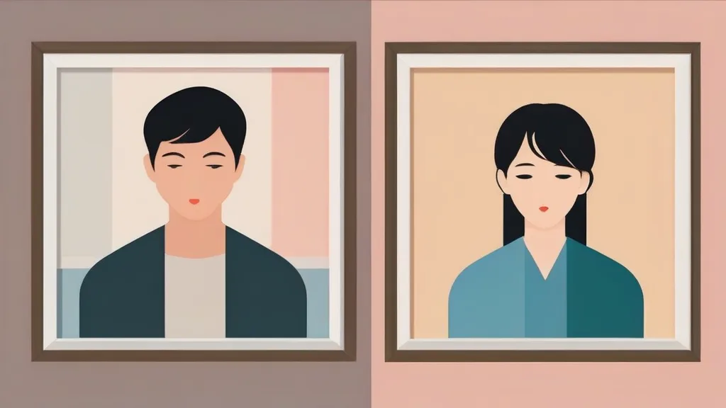 임대차 계약서를 함께 살펴보는 동거 커플의 모습