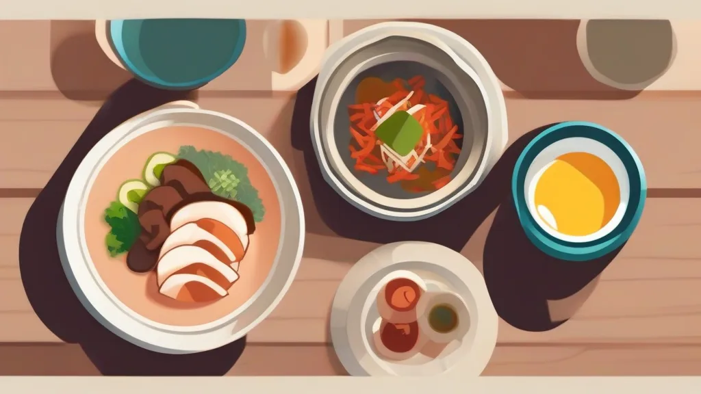 채소 절반과 생선·두부, 보리 잡곡밥으로 구성한 저GI 한식 접시