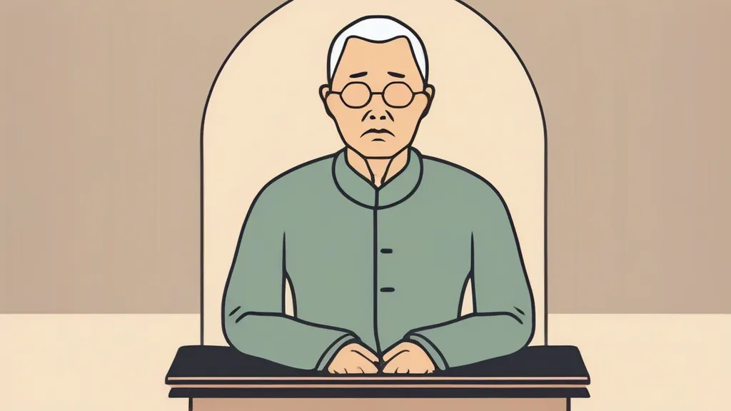 리스 약정서와 계산기를 놓고 자동차 리스 중도해지 비용을 따져 보는 중년 남성