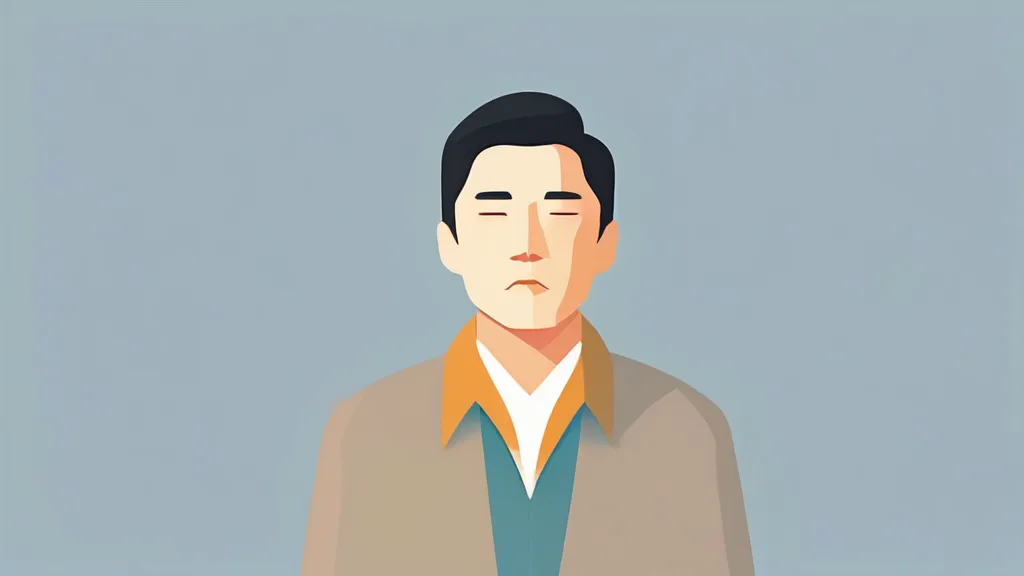 중고차 매매단지에서 성능·상태점검기록부를 들고 엔진룸을 확인하는 중년 남성