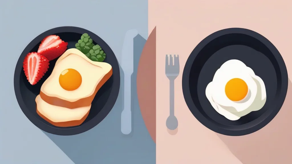 아침 식탁 단백질 식품별 함량 비교 인포그래픽 - 달걀 두부 우유 그릭요거트
