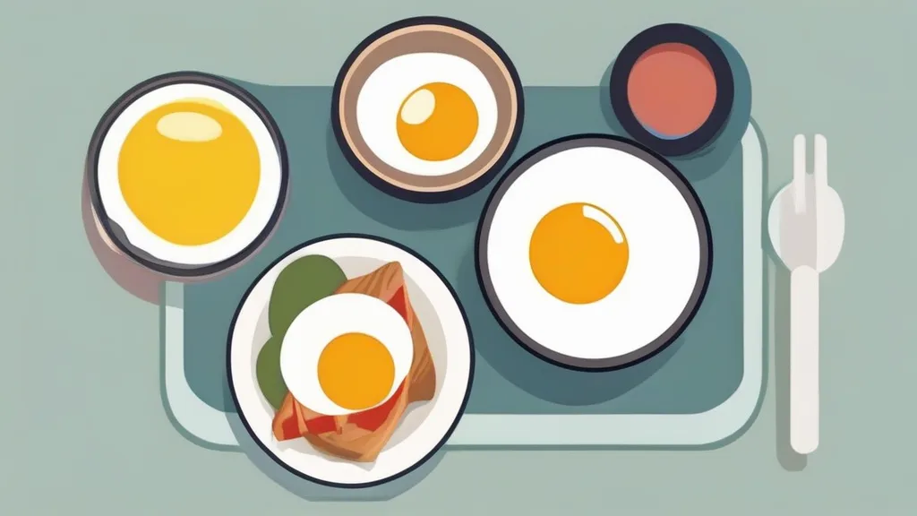 계란·두부·그릭요거트·두유로 차린 단백질 중심 아침 식탁