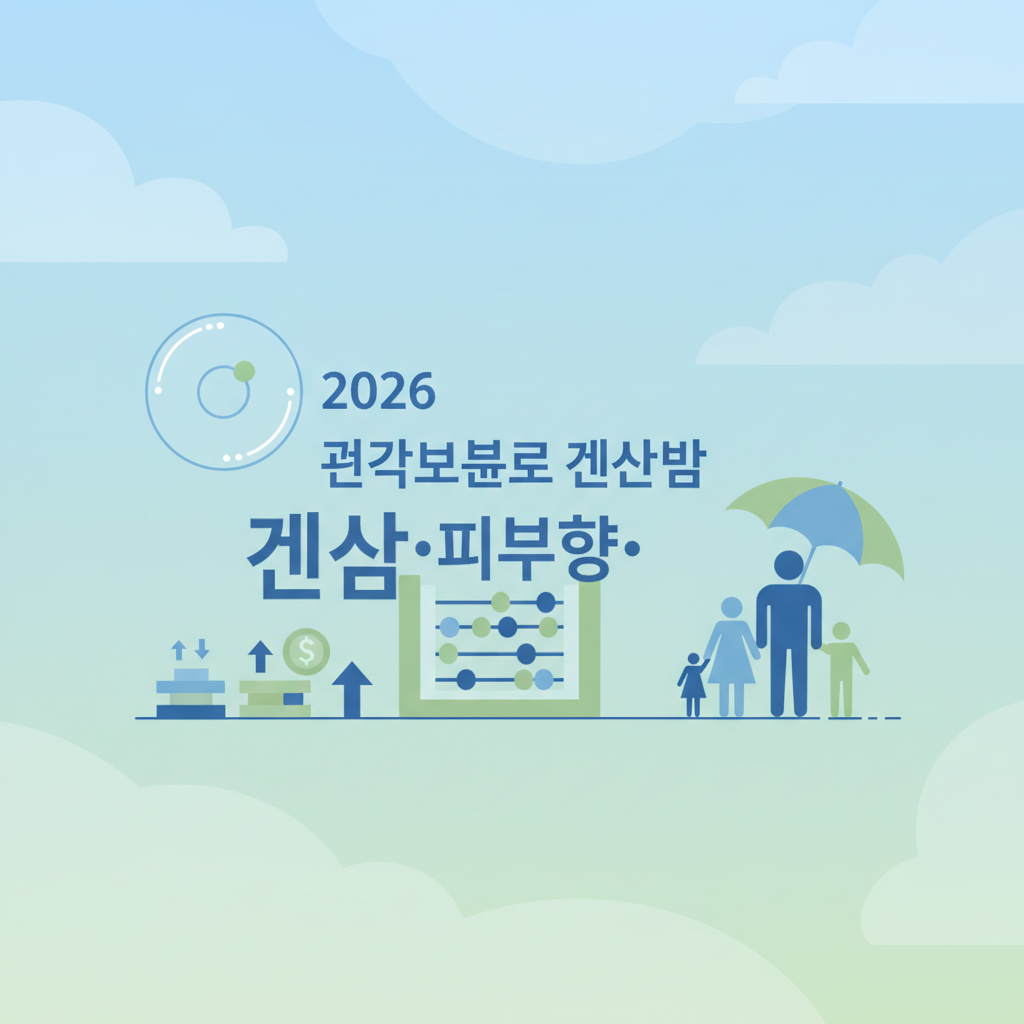 2026 건강보험료 계산 방법·피부양자 등록 완벽 총정리