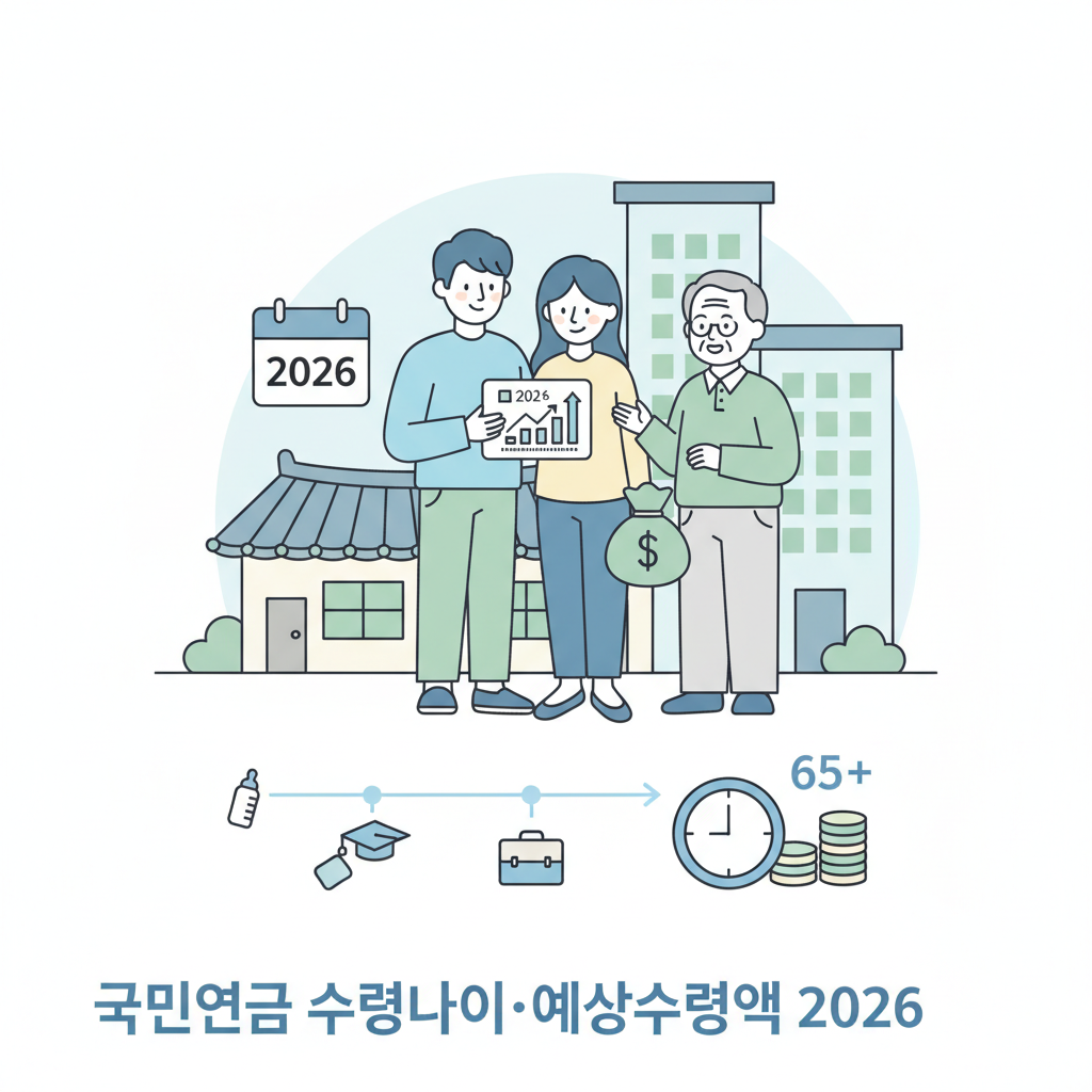 국민연금 수령나이·예상수령액 2026 완벽 총정리