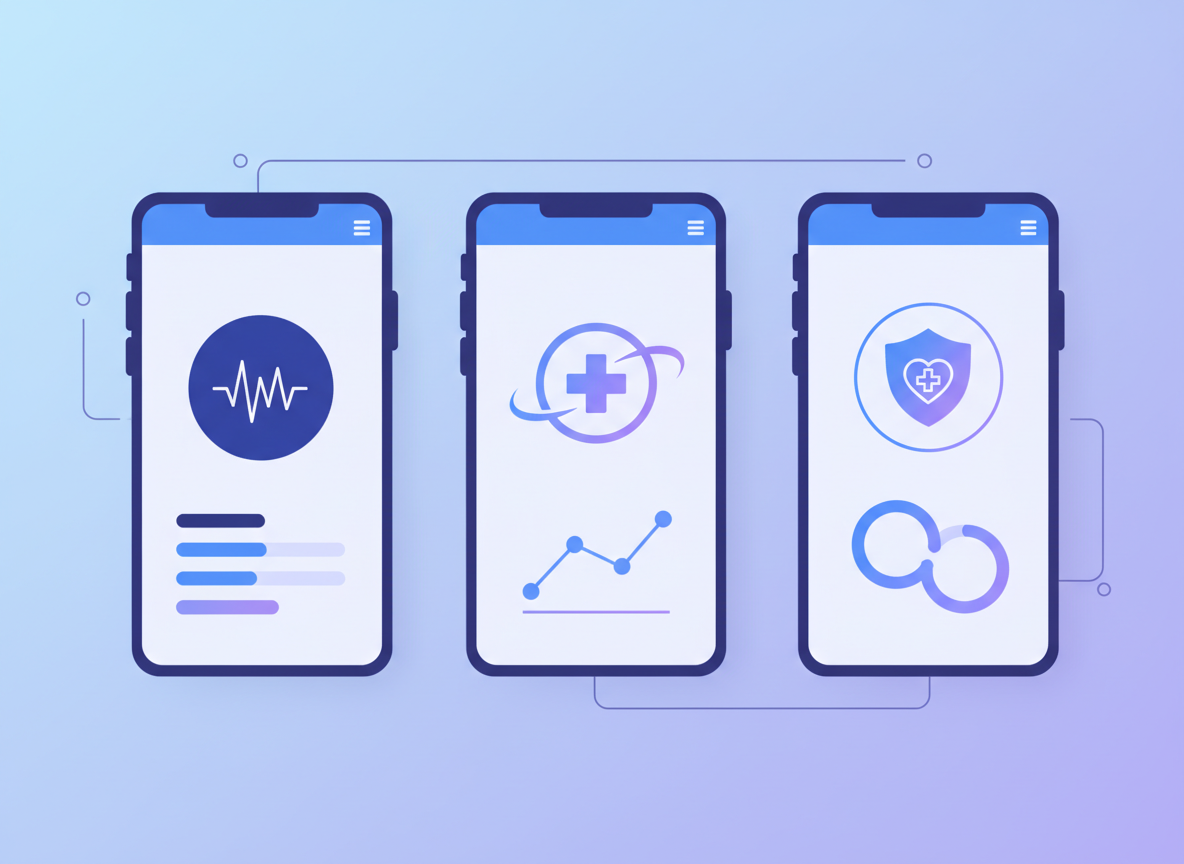 보험사별 실손보험 청구 앱 비교 안내 인포그래픽