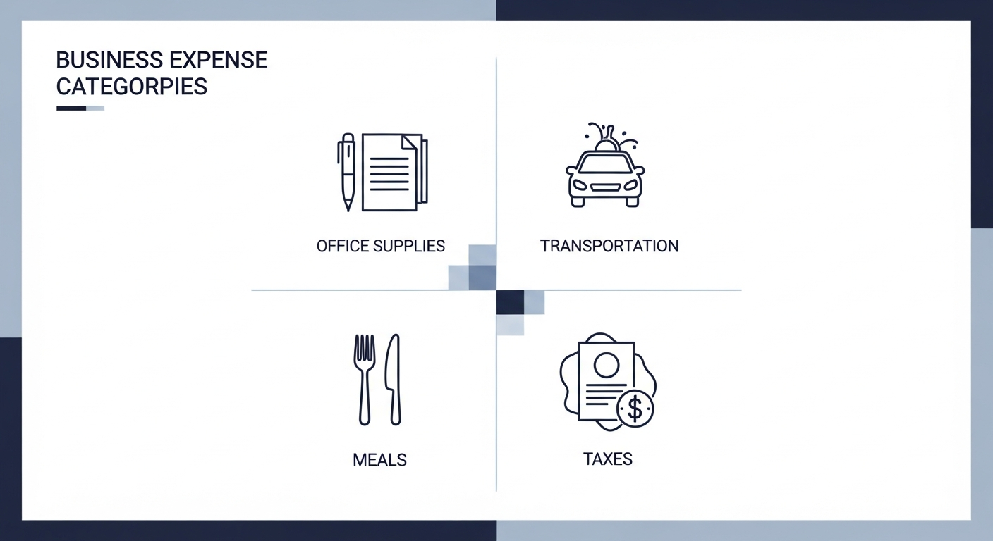 사업자 경비처리 항목별 분류 인포그래픽