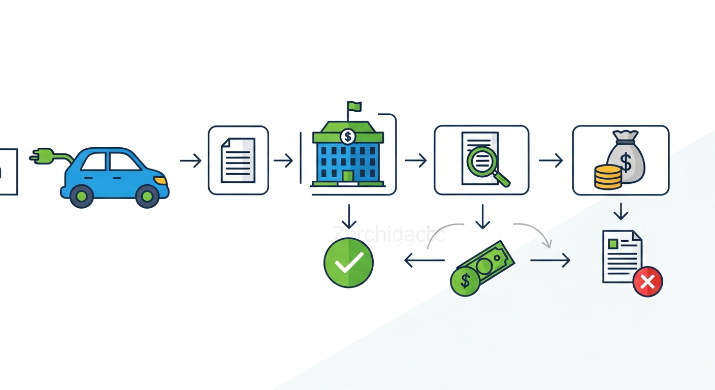 전기차 보조금 신청 절차 인포그래픽