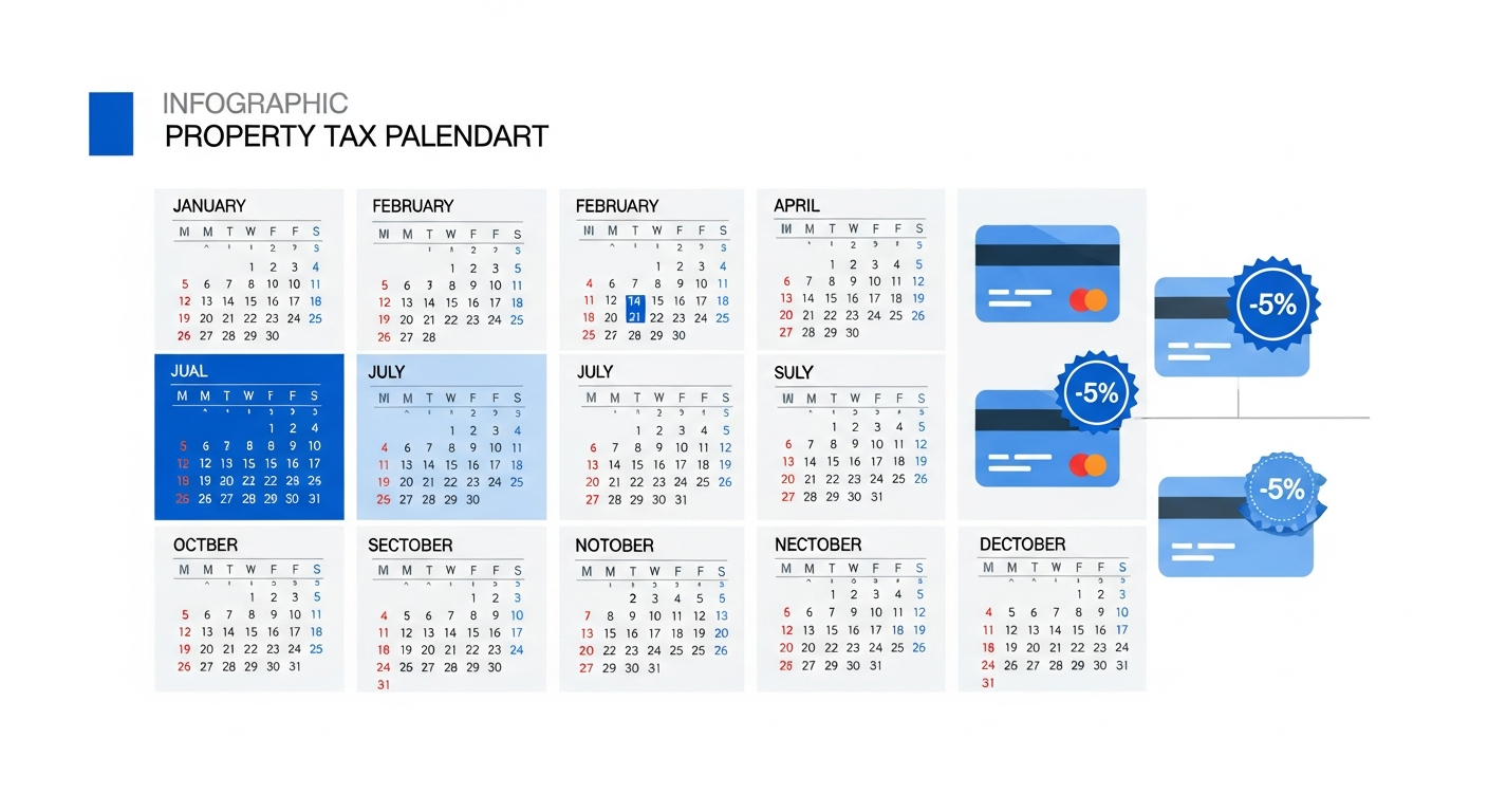 2026년 재산세 납부 일정과 카드 혜택 안내 인포그래픽