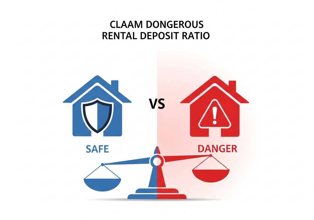 깡통전세 판별 안전 구간 비교 인포그래픽