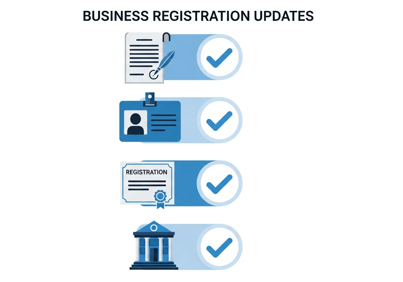 사업장 이전 신고 시 필요한 서류 목록 인포그래픽