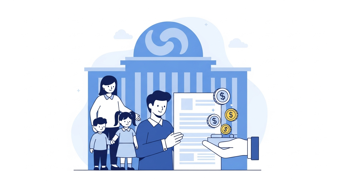 자녀장려금 2026 신청 방법과 지급액 안내 인포그래픽