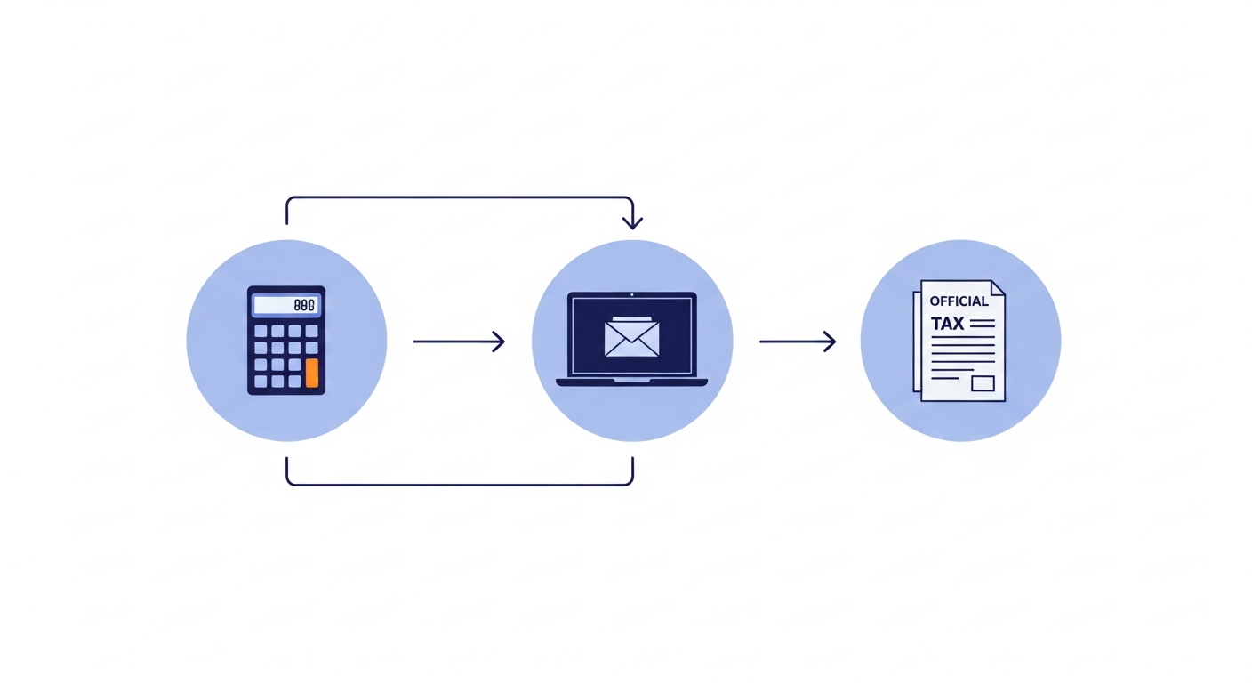 프리랜서 종합소득세 신고 절차 인포그래픽