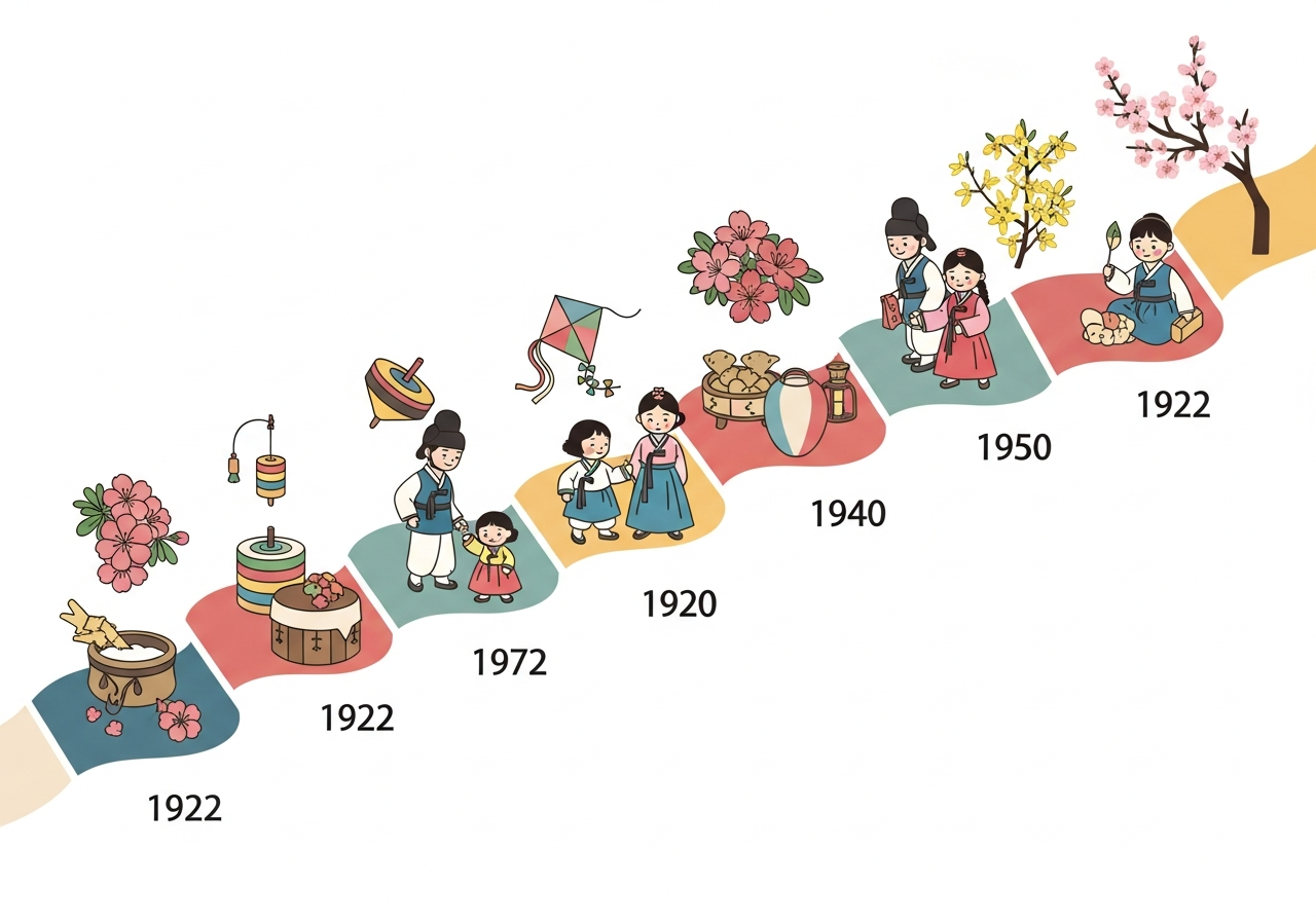 어린이날 역사 연표 인포그래픽 1922년부터 현재까지