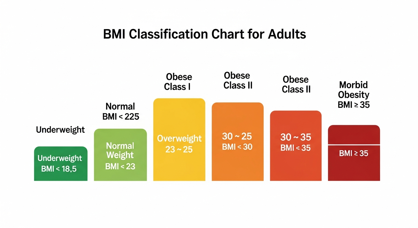 보건복지부 BMI 기준 비만 분류 체계 인포그래픽